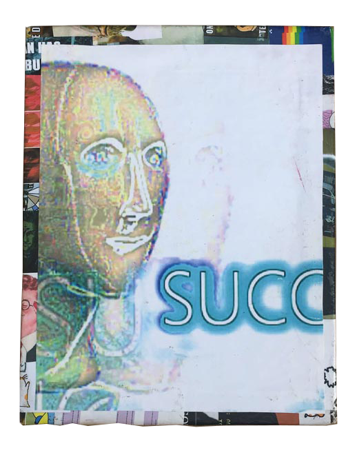 back cover of meme textbook, closeup of succ meme